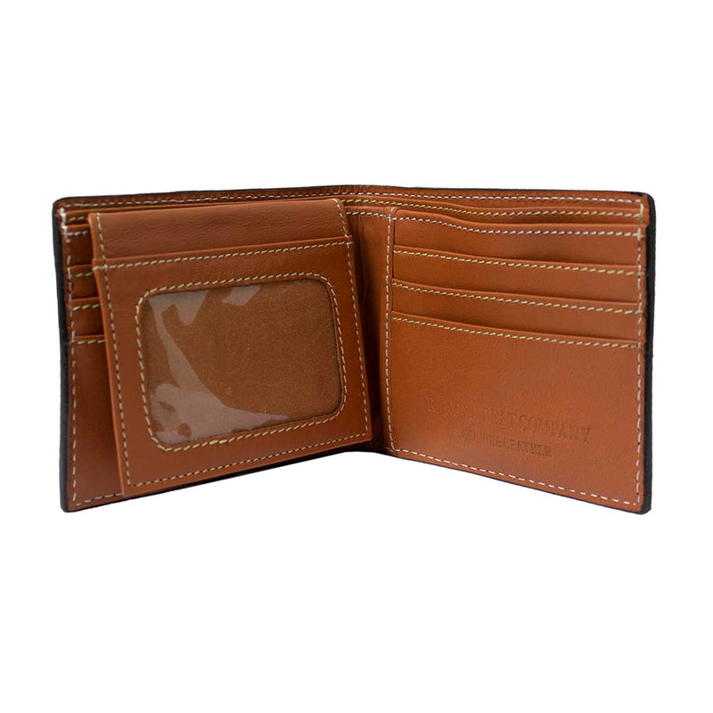 Ranger Belt Co. Men's Tooled Leather Bi-fold Wallet