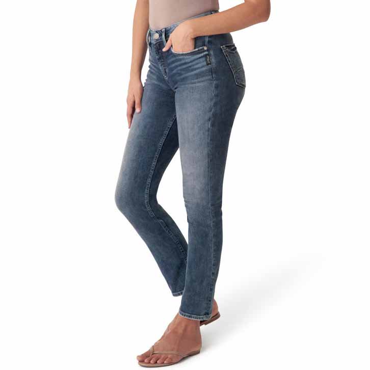 Silver Jeans Women's Avery Straight Leg Jeans