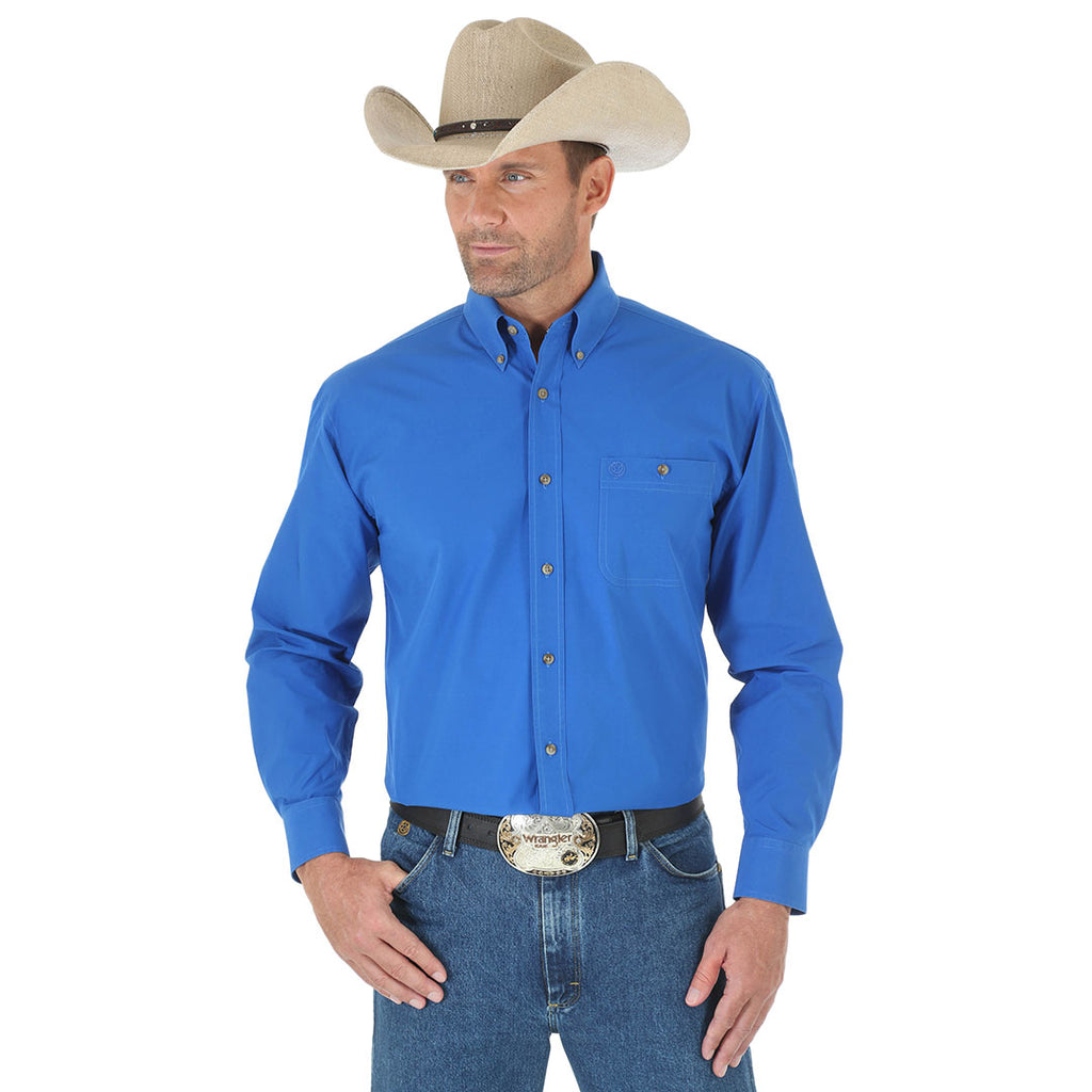 Wrangler Men's George Strait Solid Shirt | Lammle's