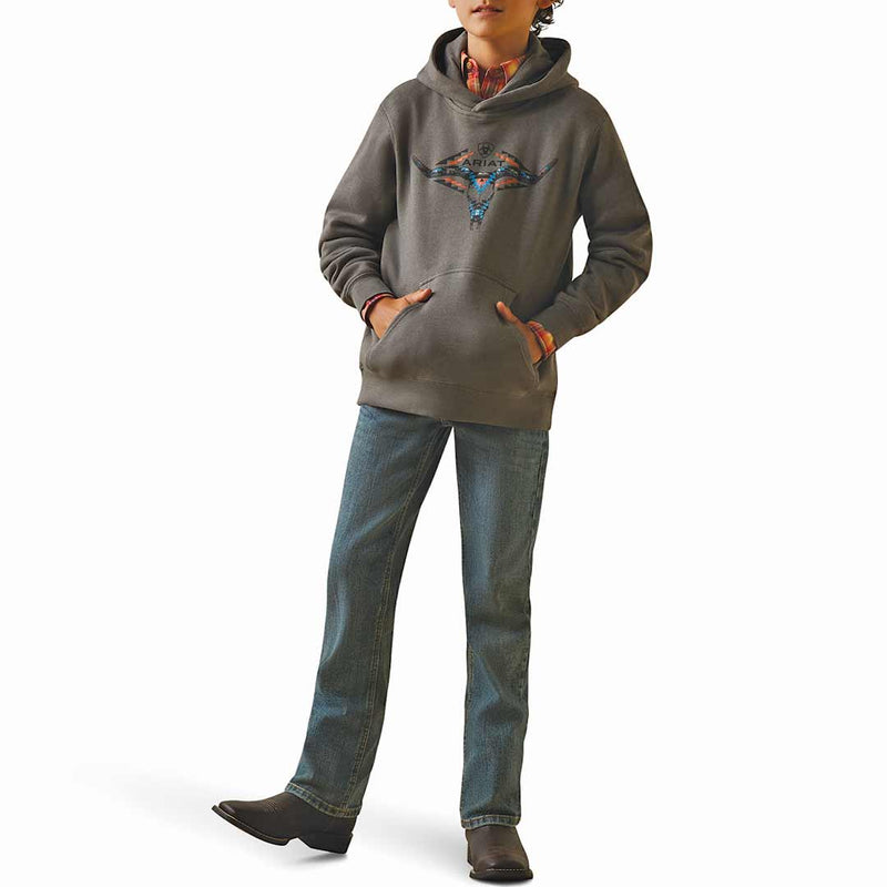 Ariat Boys' Horns Southwest Graphic Hoodie