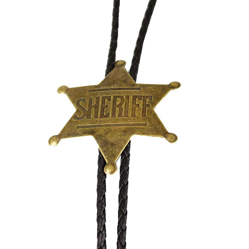 Austin Accent Men's Sheriff Star Bolo Tie