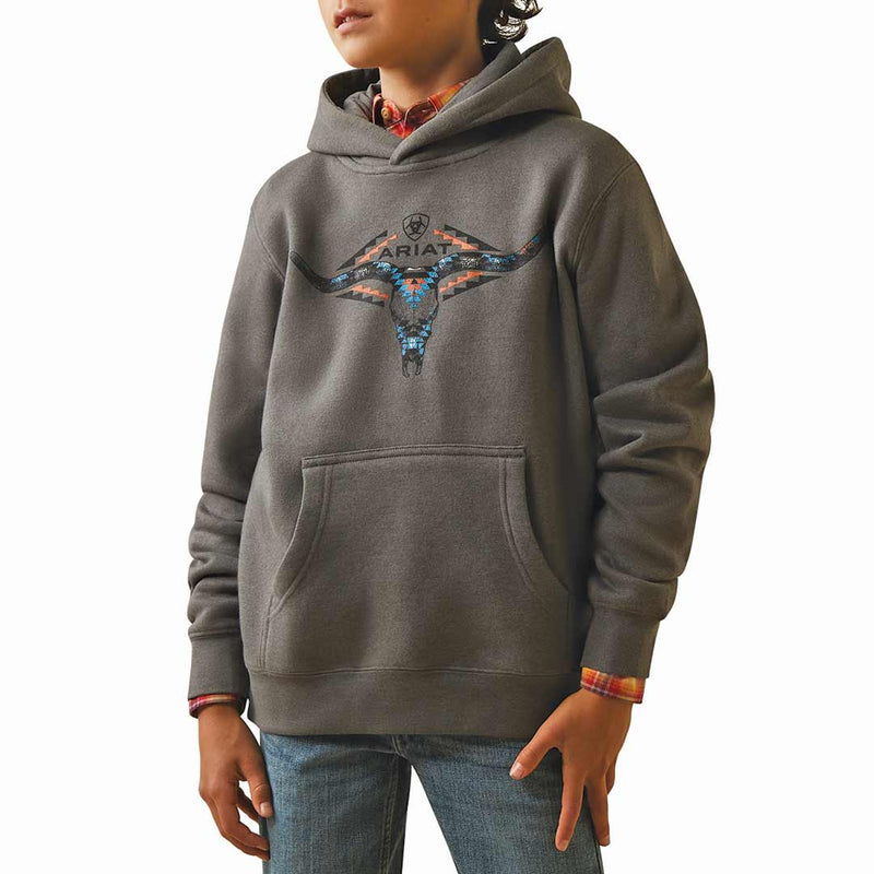 Ariat Boys' Horns Southwest Graphic Hoodie
