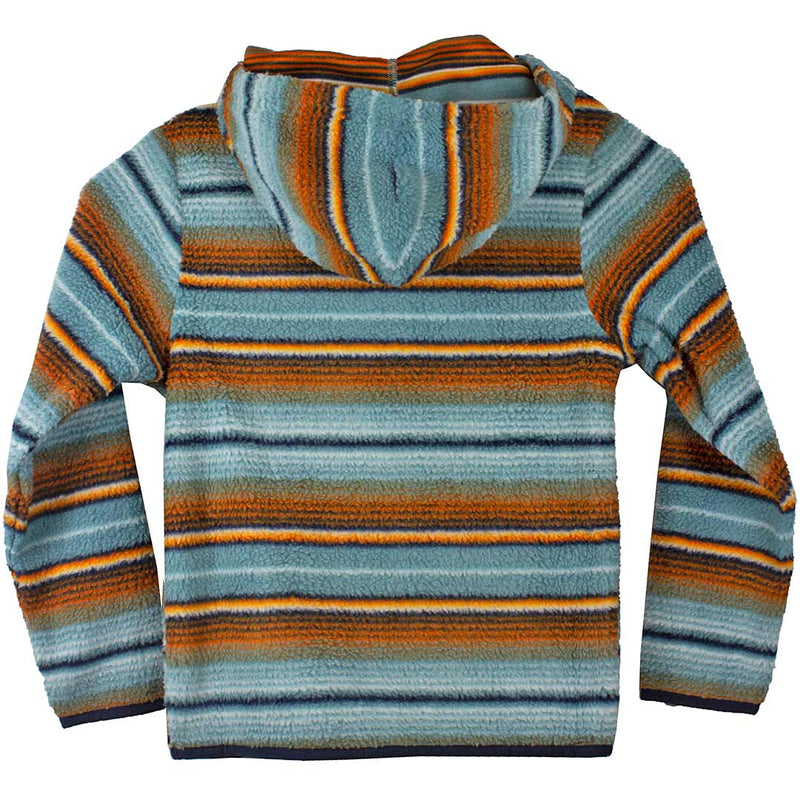 Cinch Boys' Blanket Stripe Sherpa 1/2 Zip Hoodie