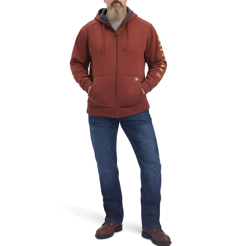 Ariat Men's Rebar All-Weather Full Zip Hoodie