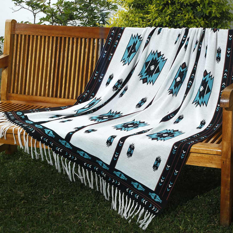 Time of the West Aztec Throw Blanket
