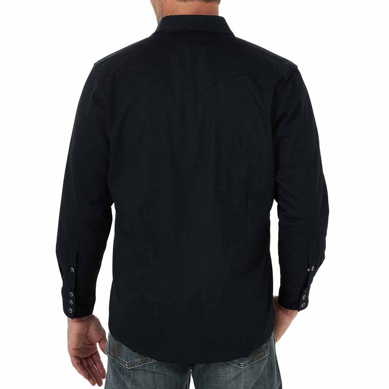 Wrangler Men's Flannel Lined Work Shirt