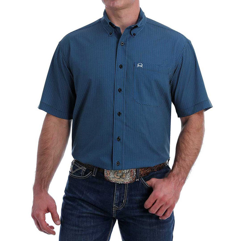 Cinch Men's Mini Print Short Sleeve Shirts | Lammle's