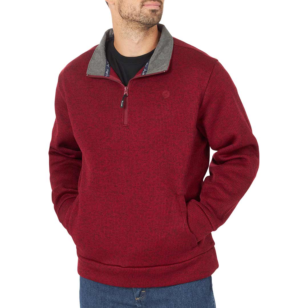 George Strait Men's 1/4 Zip Knit Pullover | Lammle's