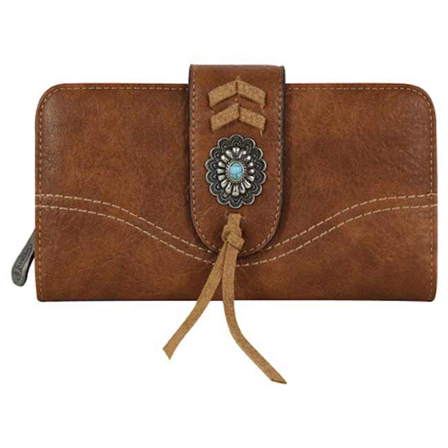 Justin Women's Laced Trim Wallet