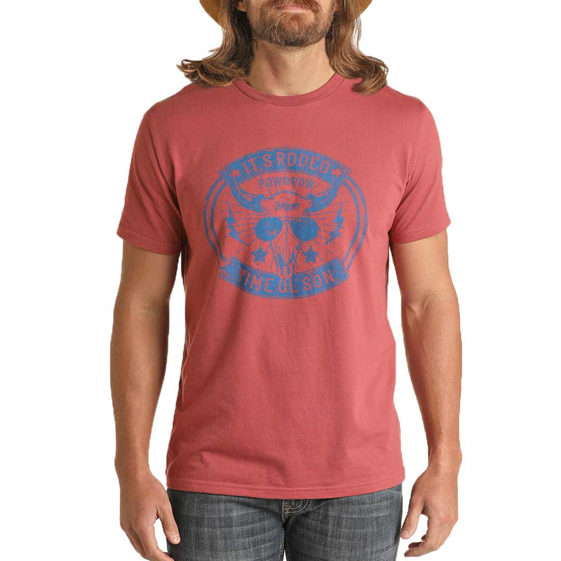 Rock & Roll Cowboy Men's Dale Brisby Rodeo Time Graphic T-Shirt