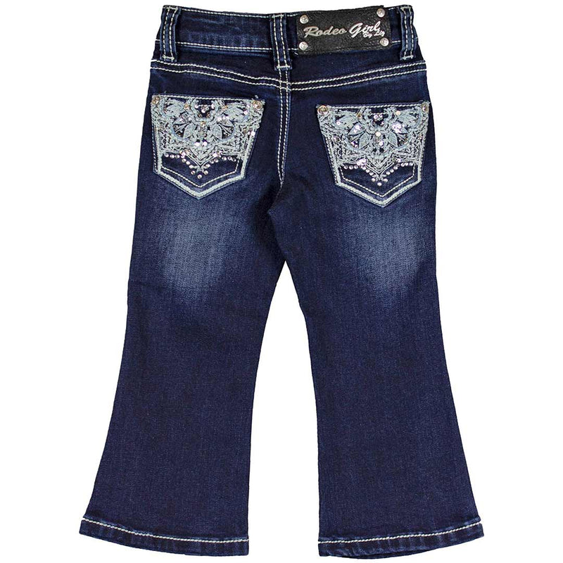 Rodeo Girl Toddler Girls' Mandala Embroidery Jeans