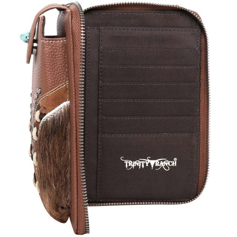 Trinity Ranch Hair-On Cowhide Phone Wallet/Crossbody