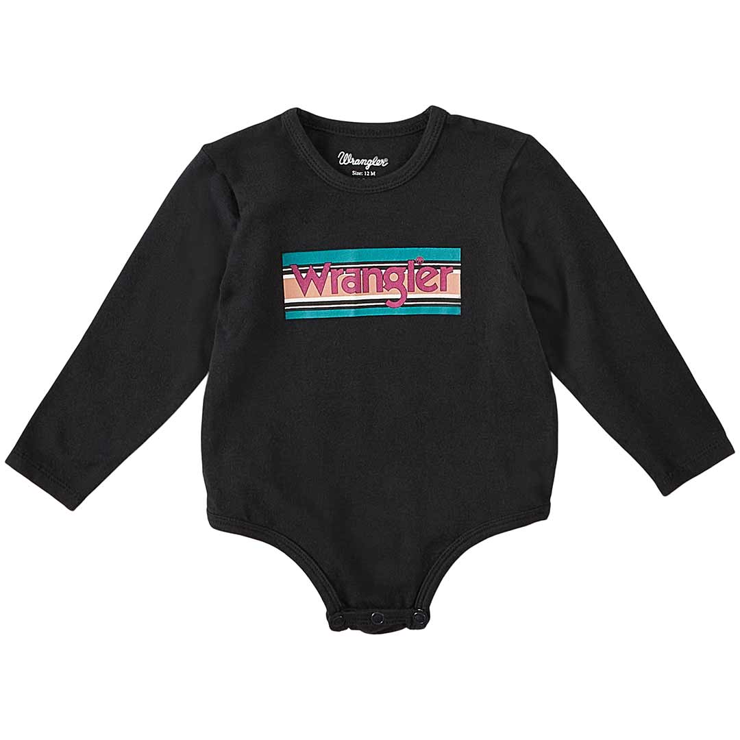 Wrangler Baby Girls' Sunset Logo Bodysuit | Lammle's