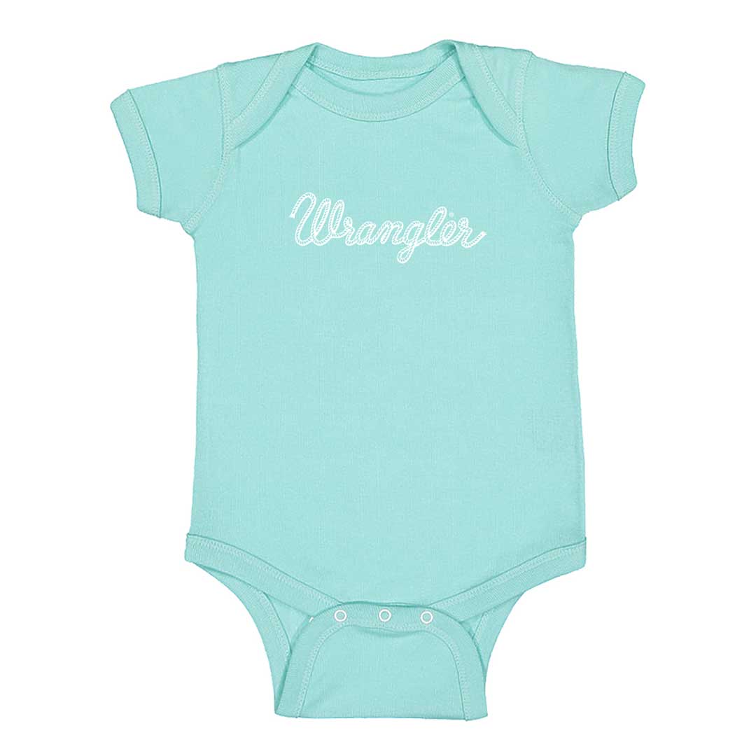 Wrangler Baby Girl's Rope Logo Onesie | Lammle's