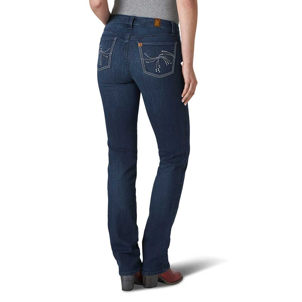 wrangler women's straight leg jeans