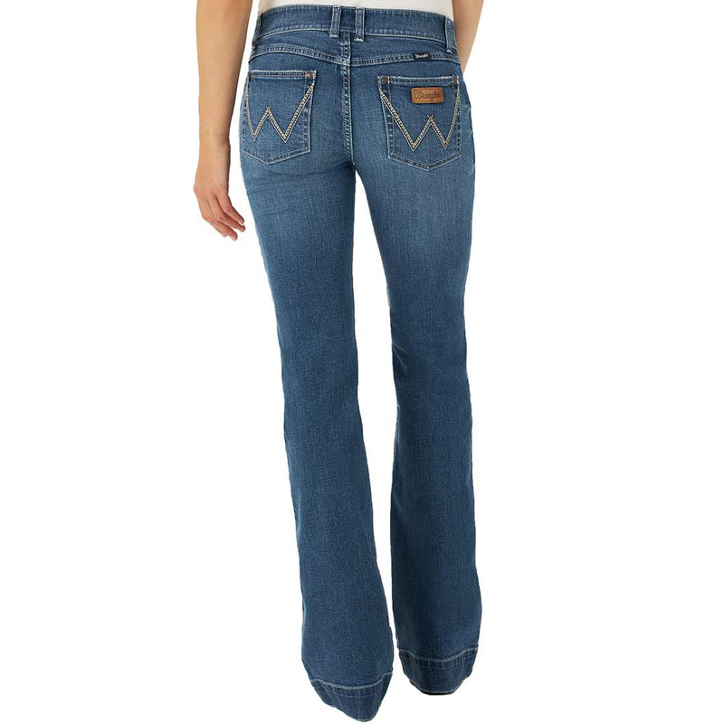 Wrangler Women's Retro Mae Wide Leg Trouser Jeans | Lammle's