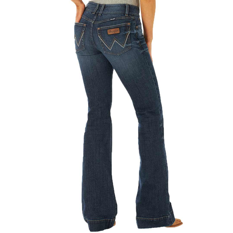 Wrangler Women's Retro Mae Wide Leg Trouser Jeans