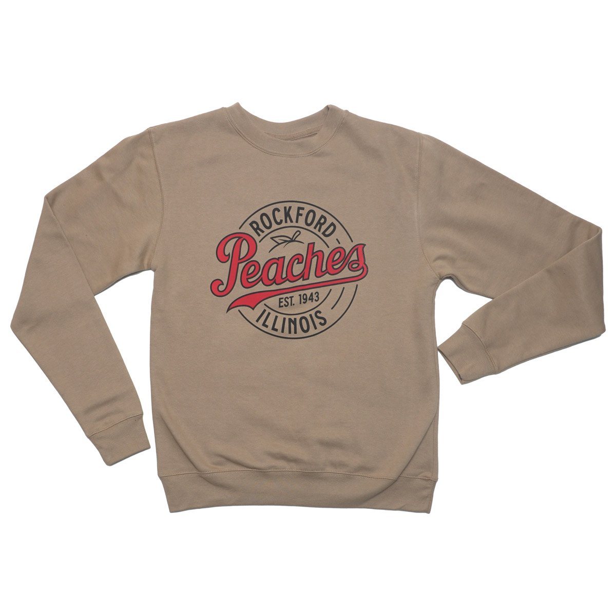 rockford peaches sweatshirt