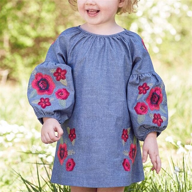 kids denim dress