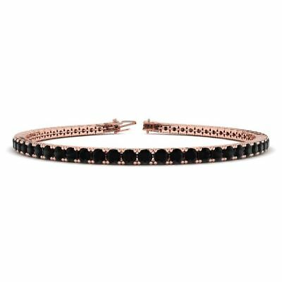 Yellow Gold Bracelet with Black Diamond  KLENOTA