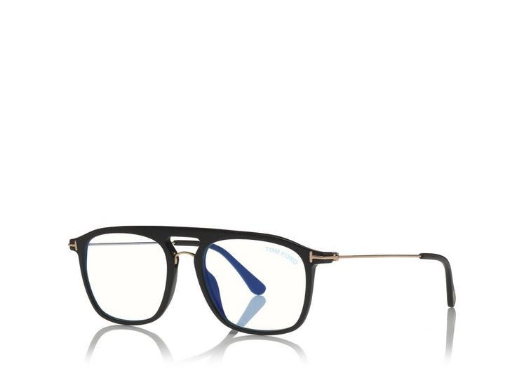 Tom Ford blue block soft square optical – Kravat