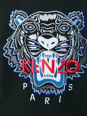 Kenzo New Embroider Tiger Sweat Black Kravat