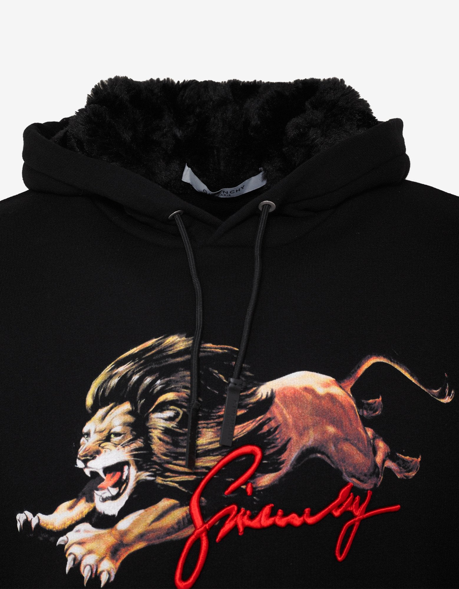 givenchy leo print hoodie