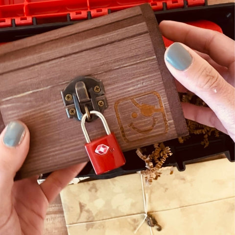 treasure chest from pirate escape game for kids