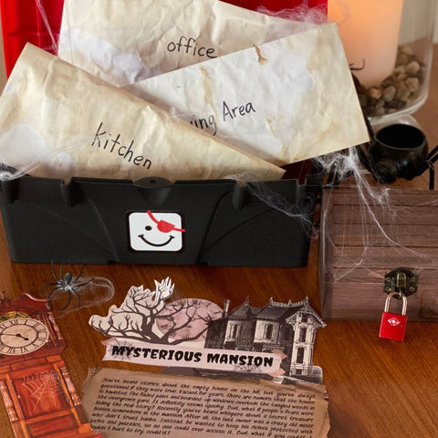 Mysterious Mansion home escape game kit for kids
