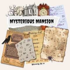Mysterious Mansion printable Home Escape Game for kids