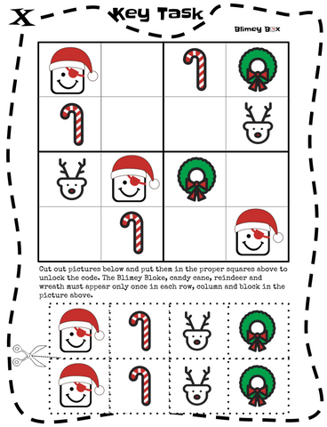 Christmas sudoku puzzle