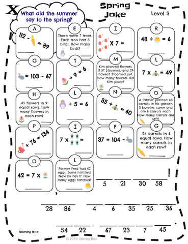 Spring Secret Message Puzzle Level 3