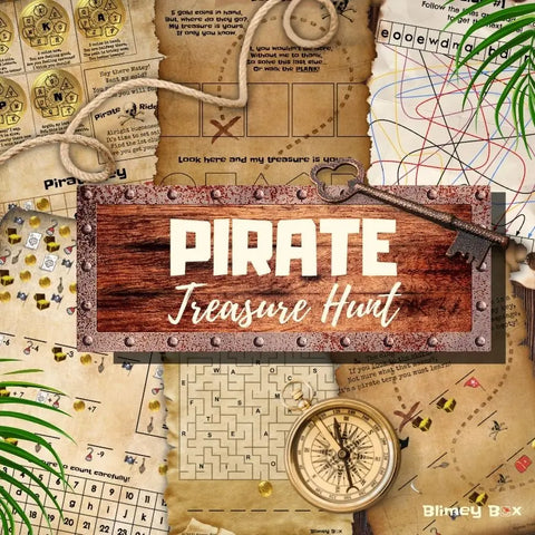 Pirate Treasure Hunt | Escape Game for kids | Printable Treasure Hunt | Ages 5-10 | Digital Download