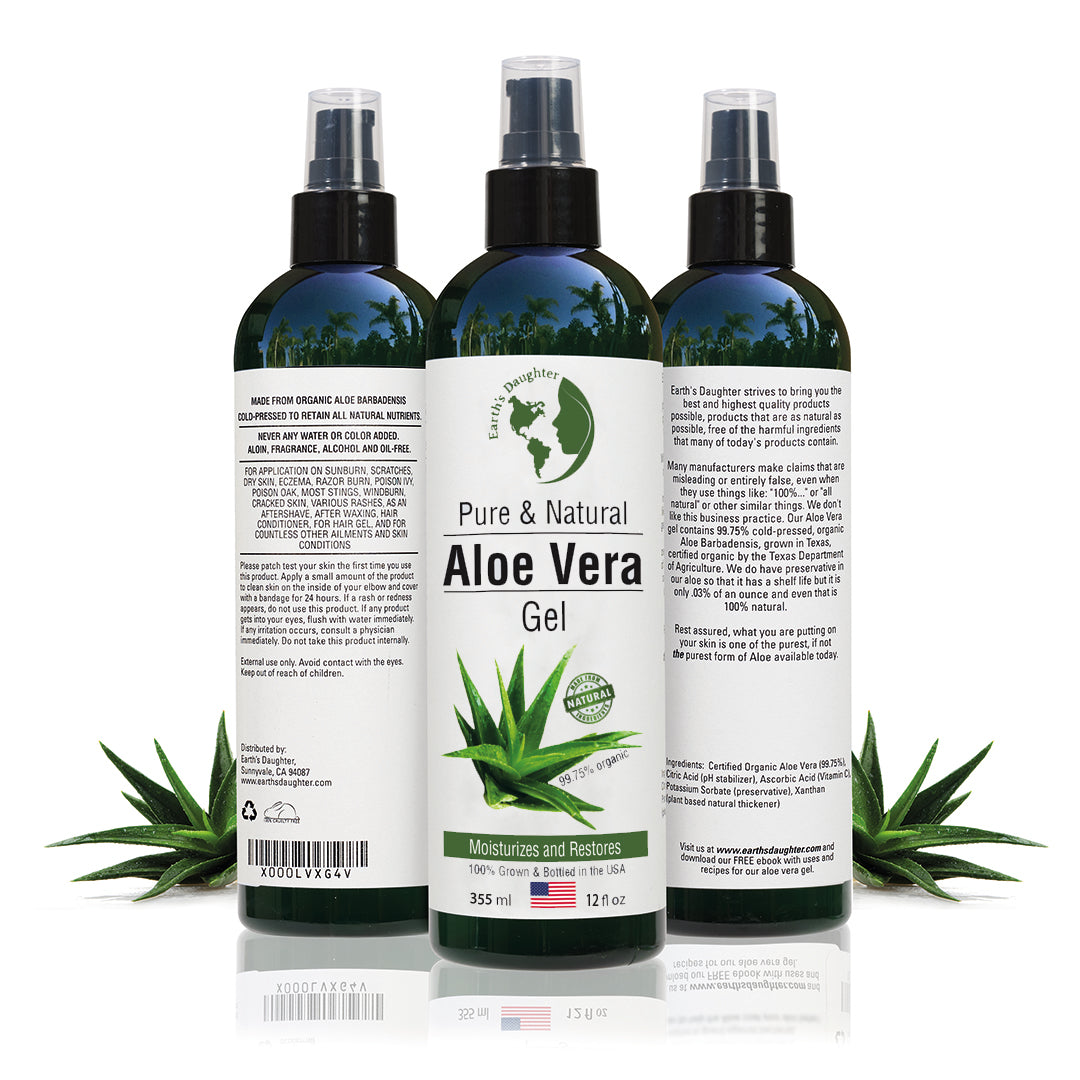 toewijzen Luchten Patois Organic Aloe Vera Gel, 12 fluid ounces – EarthsDaughter