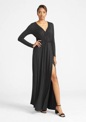 tall long sleeve maxi dress