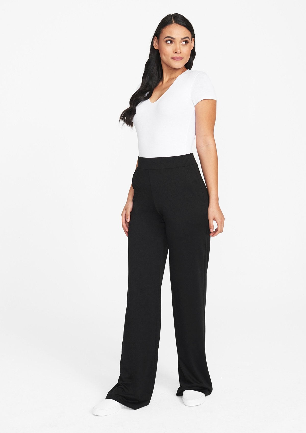 Tall French Terry Lightweight Wide Leg Pants | Alloy Apparel
