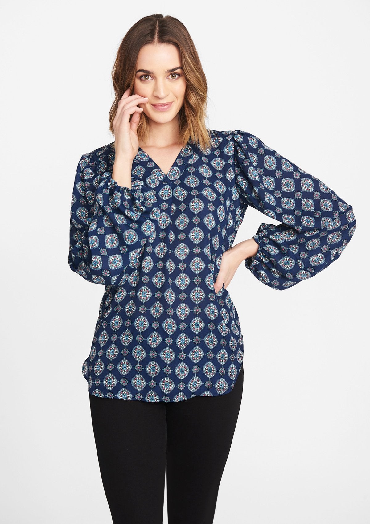 Tall Long Sleeve Blouse | Alloy Apparel