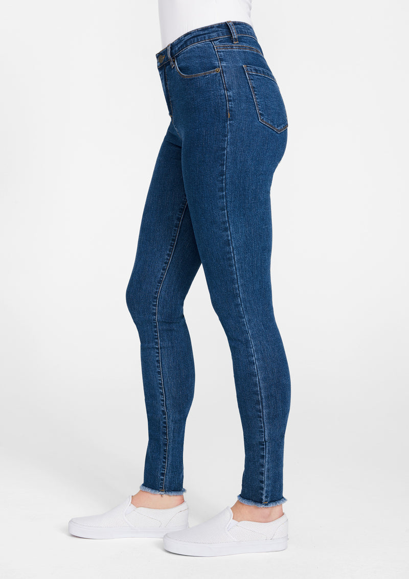 Tall Super Skinny Raw Edge Jeans | Alloy Apparel