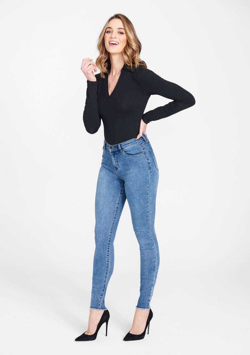 Tall Super Skinny Raw Edge Jeans | Alloy Apparel