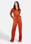 Tall Tall Flowy Pocketed Drawstring Jumpsuit