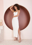 Tall Tall Sleeveless Knit Slit Maxi Dress