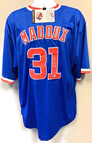 Greg Maddux Chicago Cubs Signed Autograph MLB Custom White Jersey LoJo  Sports Certified at 's Sports Collectibles Store