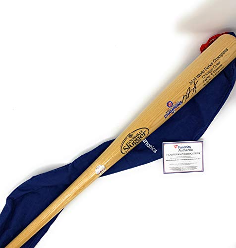 Addison Russell Chicago Cubs Signed Autograph Baseball Bat LoJo