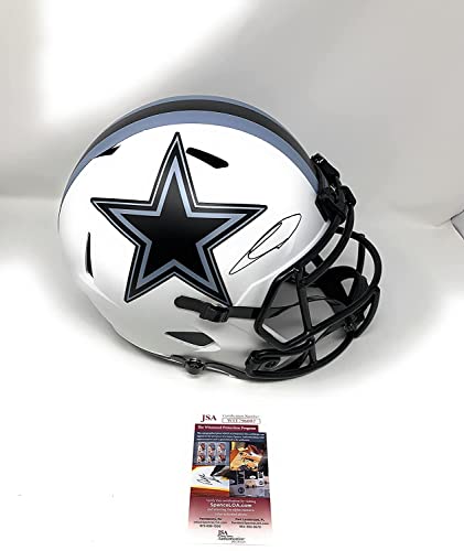 CEEDEE LAMB SIGNED COWBOYS FULL SIZE FLASH REPLICA SPEED HELMET