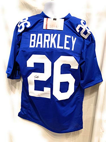 Saquon Barkley New York Giants Signed Autograph Custom Jersey JSA Cert –  MisterMancave