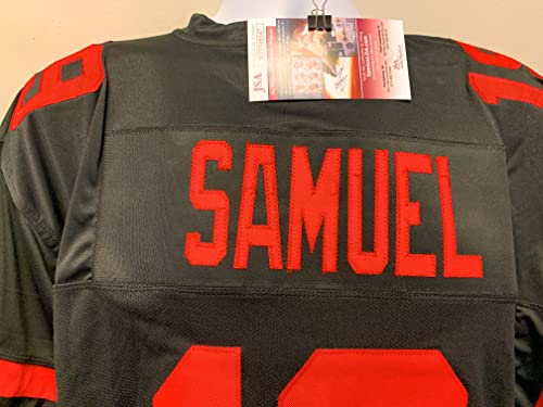 Deebo Samuel Autographed Black Pro Style Jersey- JSA *Black