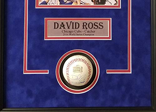 David Ross Chicago Cubs Signed Autograph Official MLB World Series