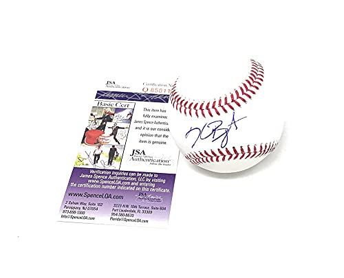 Javier Baez Autographed Baseball (JSA)