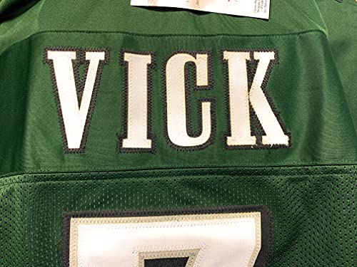 Michael Vick Autographed Philadelphia Custom Green Football Jersey - BAS