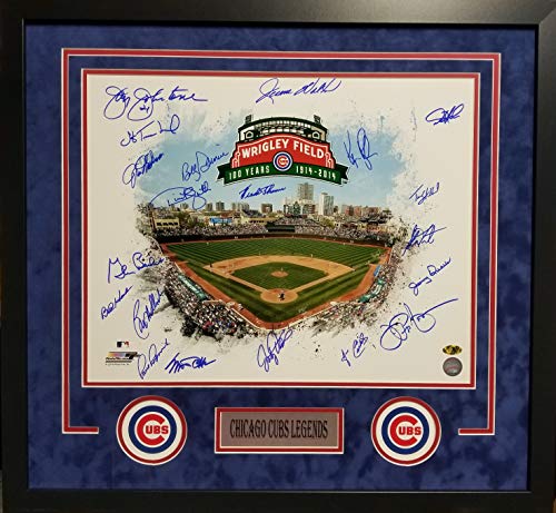 Chicago Cubs Rizzo Bryant Baez Zobrist Custom Framed Team Collage Worl –  MisterMancave